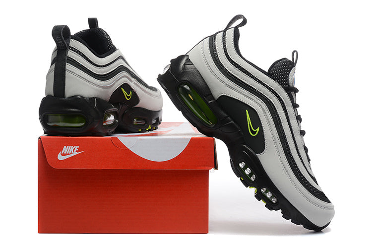 Nike Air Max 97 Sneakers in Grey, Black and Volt