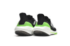 adidas UltraBoost 22 Black Solar Green Running Shoes GX6640