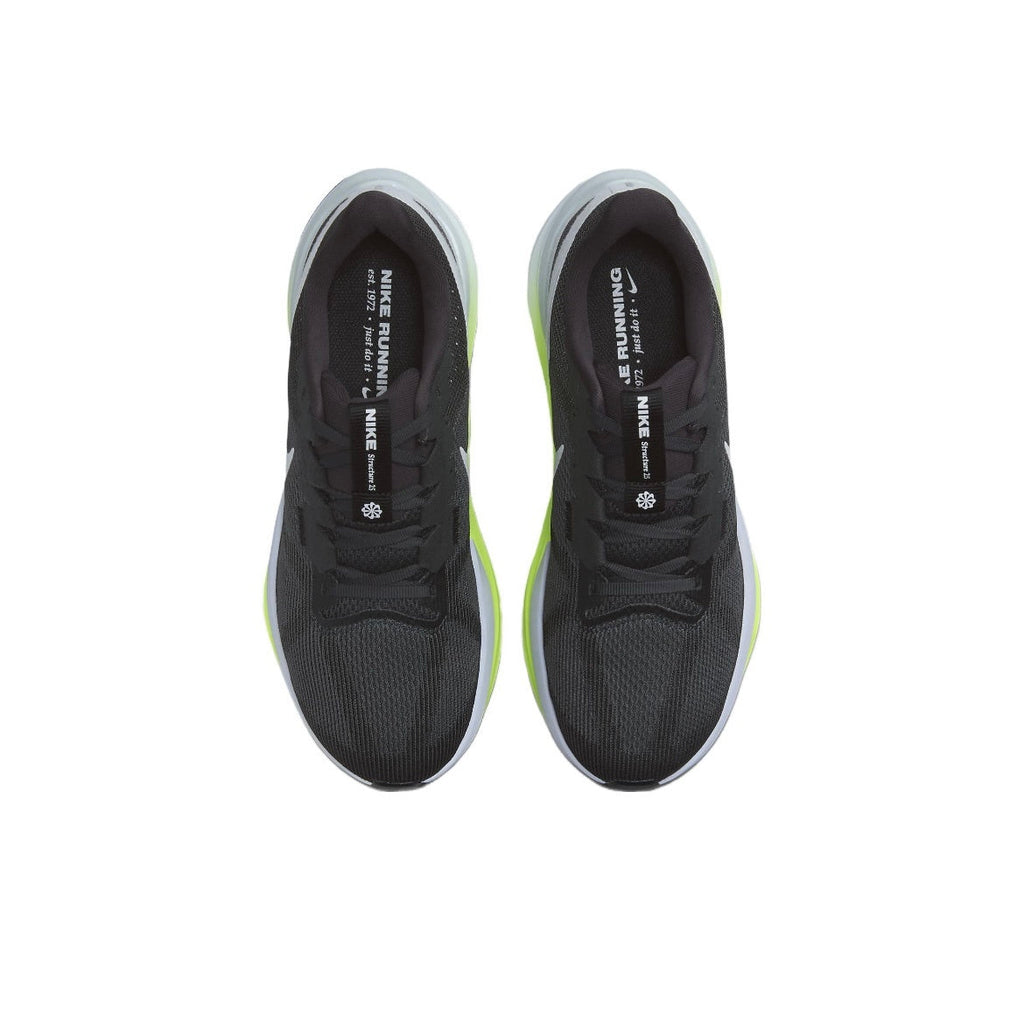 Nike Structure 25 Road Running Shoes Black Volt DJ7883-005