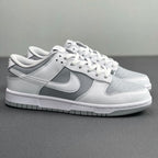 Nike Dunk Low Retro Sneakers, Wolf Grey/White, DJ6188-003