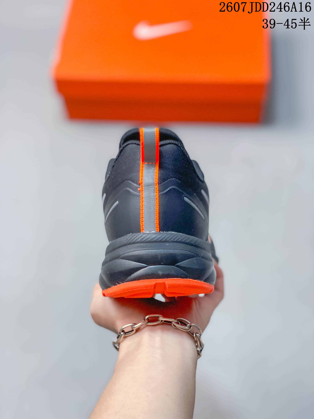 Nike Zoom Winflo 9X Running Sneakers Dark Gray Orange CZ6720-001