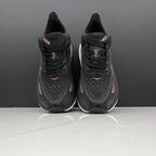 HOKA Clifton 9 Black and Gold Running Shoes
