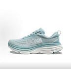 HOKA Bondi 8 Running Shoes in Light Blue