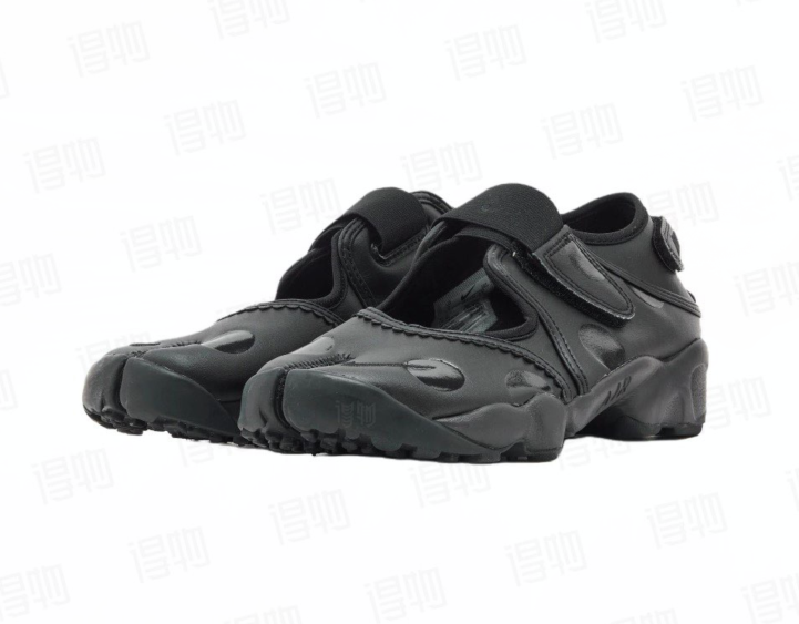 Nike Air Rift BR Split-Toe Shoe Black Silver
