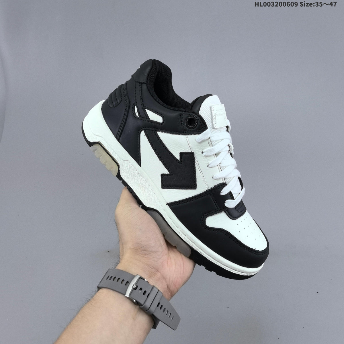 Off-White Out Of Office Sneakers in Black and White