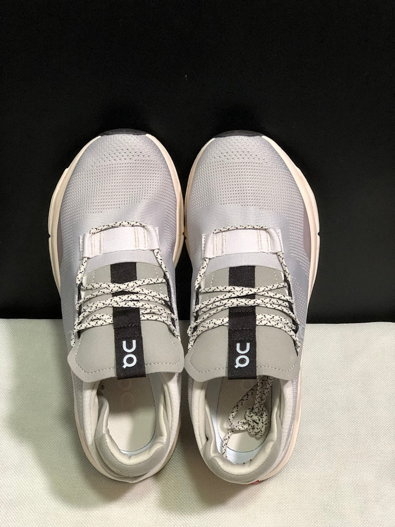 On Cloudnova 1 Sneakers in Sesame Gray