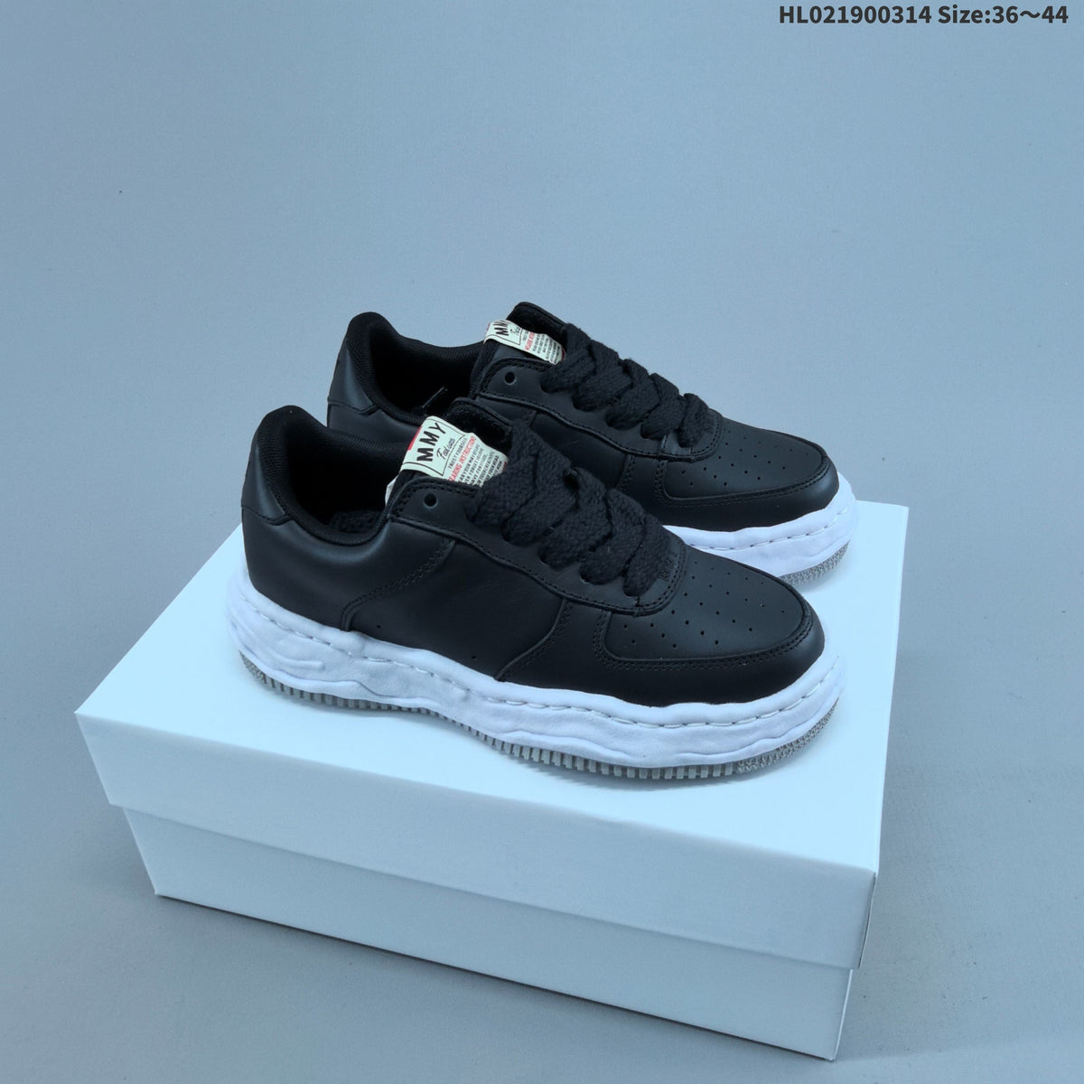 Maison Mihara Yasuhiro Original Sole Low Sneakers Black