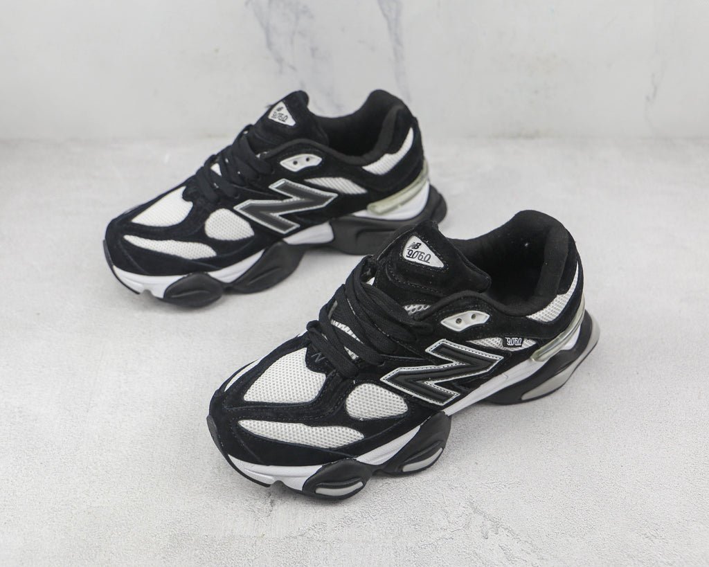 New Balance 9060 Black and White Sneakers