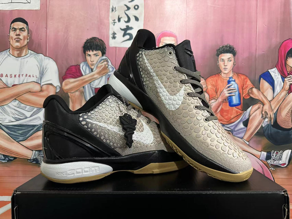 Nike Kobe 6 Basketball Shoes in Grey and Brown