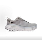 HOKA Bondi 8 Running Shoes in Gray and Black