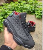 Jordan 13 Retro Black and Red Men's Sneakers