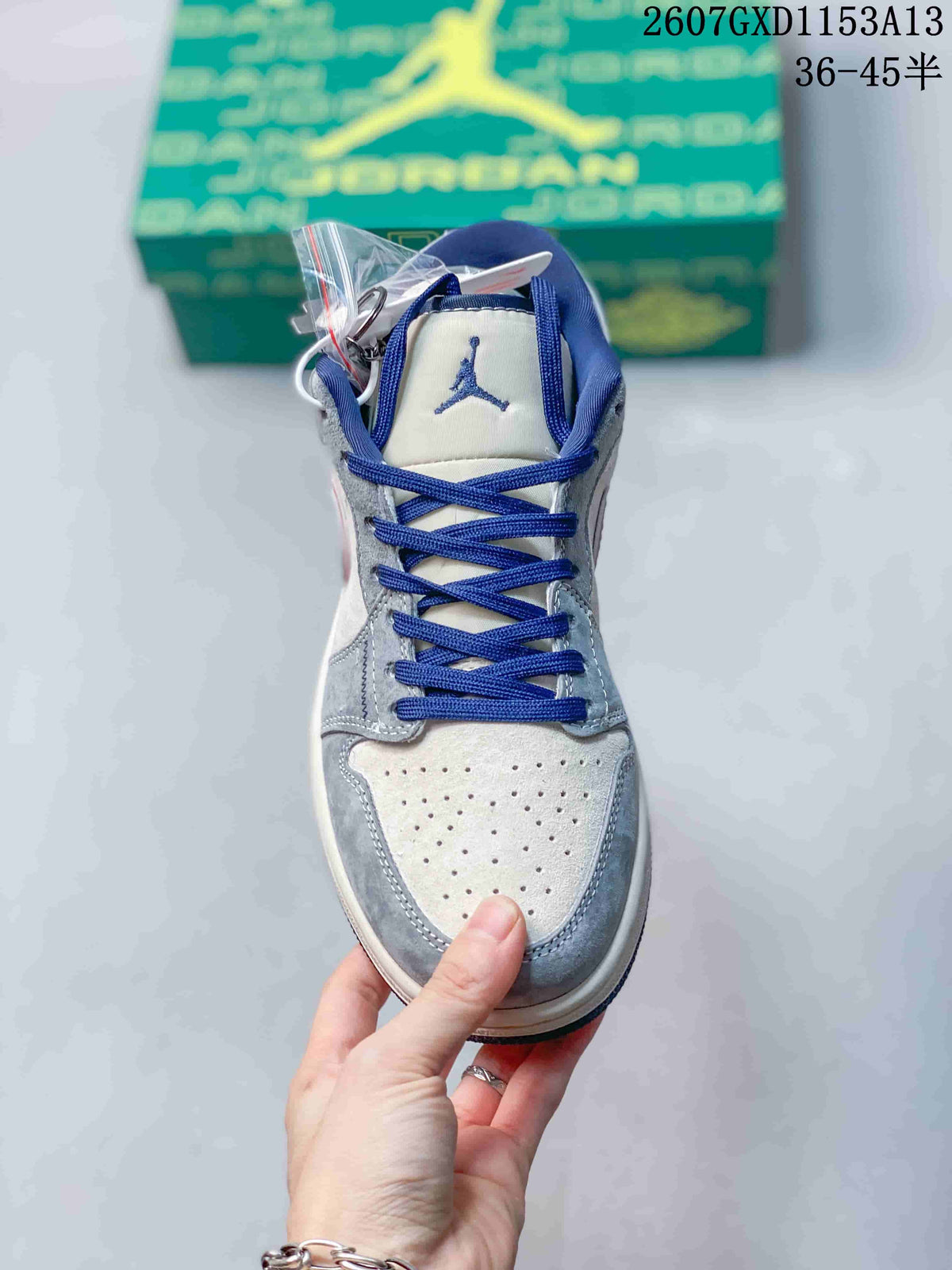 Nike SB Dunk Low Anniversary Custom Grey Blue Sneakers QL1988