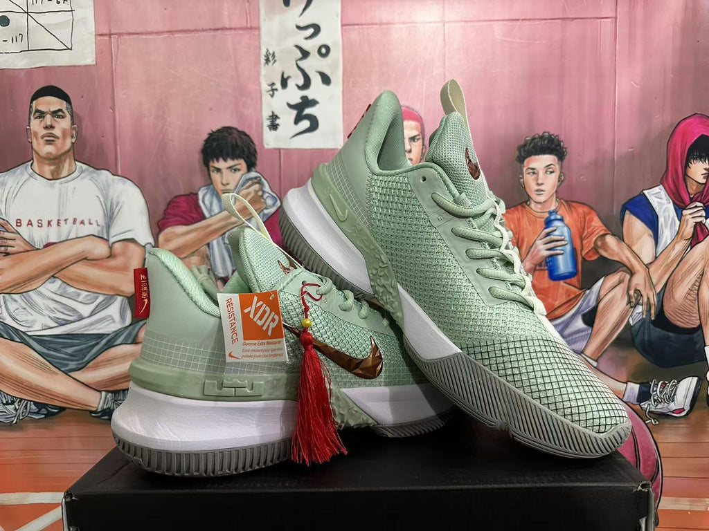 Nike Jade Green Basketball Sneakers