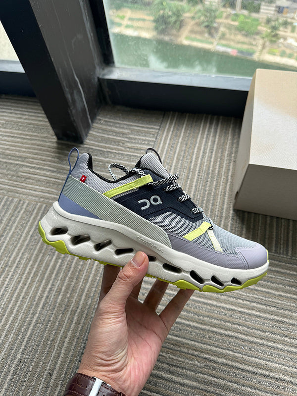 On Running Cloudsurfer AP-10 Sneakers in Gray and Lime