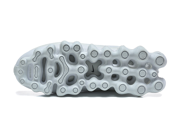 Nike Air Max White Sneakers with Visible Air Cushioning