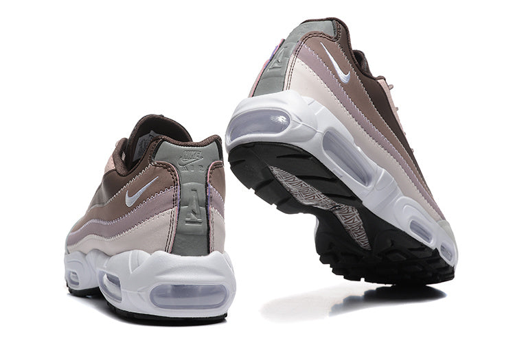 Nike Air Max 95 Sneakers in Brown, Pink and White