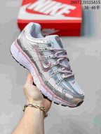 Nike P-6000 Running Sneakers Silver Pink 2607JJD325A15