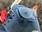 Jordan 6 Travis Scott Blue High-Top Sneakers