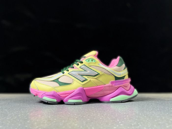 New Balance 9060TMB Sneakers in Yellow, Pink and Green