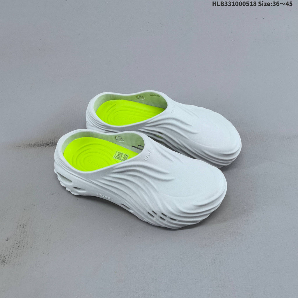 Crocs Bae Clog-Style Slides with Sculpted Design