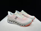 On Cloudsurfer Trail 2 Trail Running Shoes, Ivory and Coral