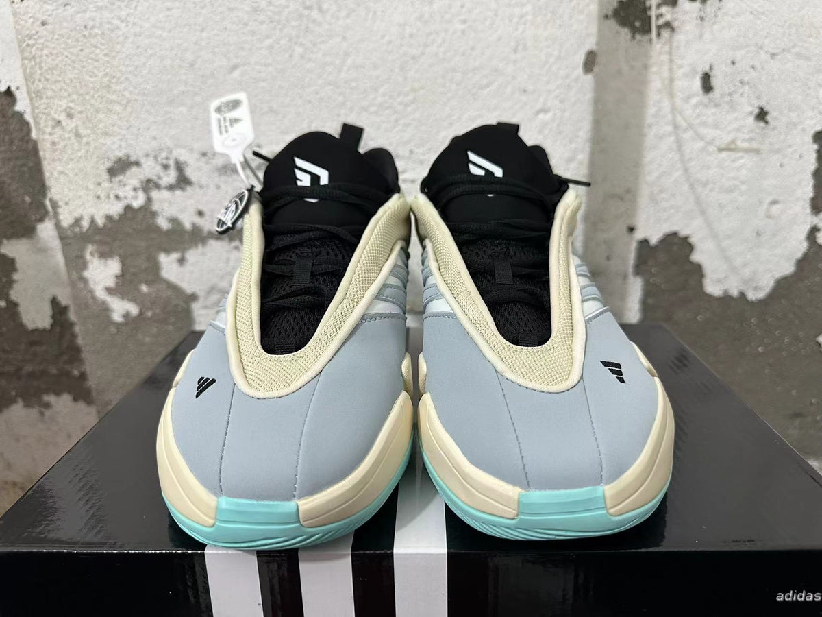 Adidas Basketball Sneakers in Blue Gray and Cream