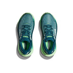 HOKA Challenger 7 Trail Running Shoes Blue Green