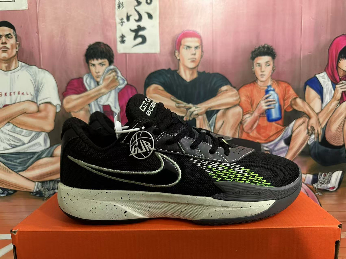 Nike GT Cut 3 Basketball Shoes Black White Green