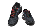 Nike Air Max Plus Black Graphic Sneakers Red Accents