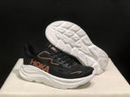 HOKA Clifton 10 Running Shoes, Black and White