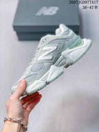 New Balance 9060 Mint Green and White Sneakers