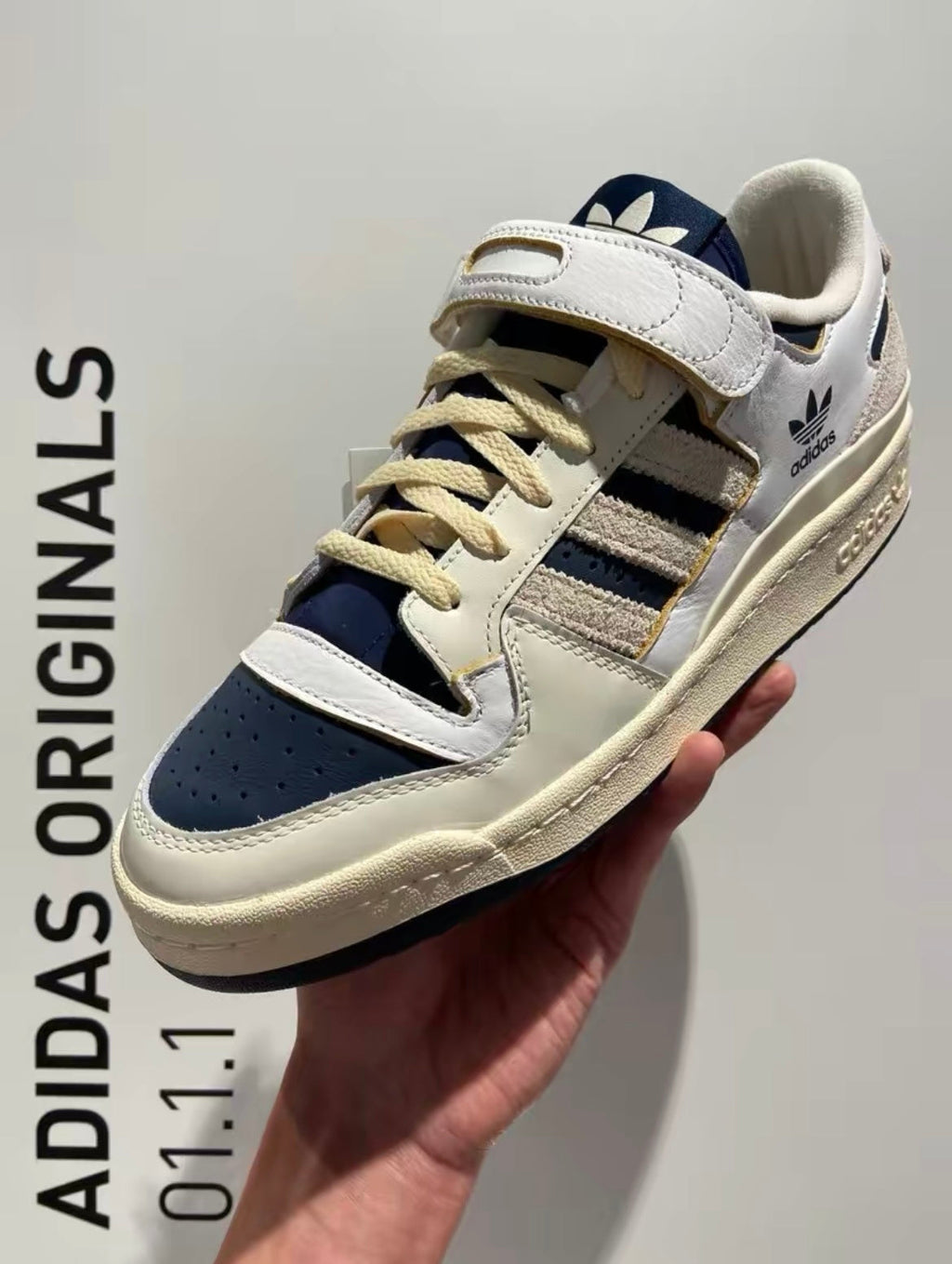 adidas Originals Forum 84 Low Sneakers White Navy GZ6427