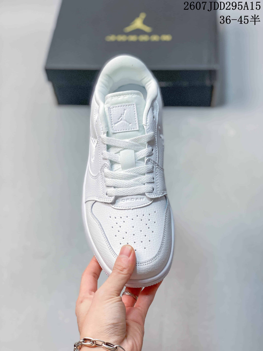 Jordan Air Jordan 1 Low White Sneakers 2607JDD295A15