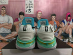 Nike Basketball Shoes in White, Green and Blue