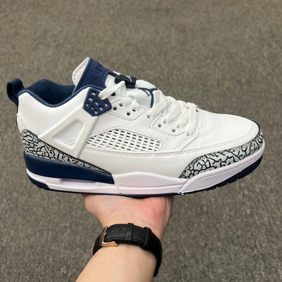 Jordan Spizike Low White and Navy Sneakers FQ1759-104