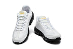 Nike Air Max White and Black Sneakers with Orange Swoosh