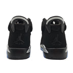 Jordan 6 Black and Silver High-Top Sneakers