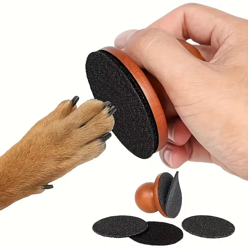 Dog Nail File for Small Animals – Square Scratch Pad Nail Care Tool, No Battery Required