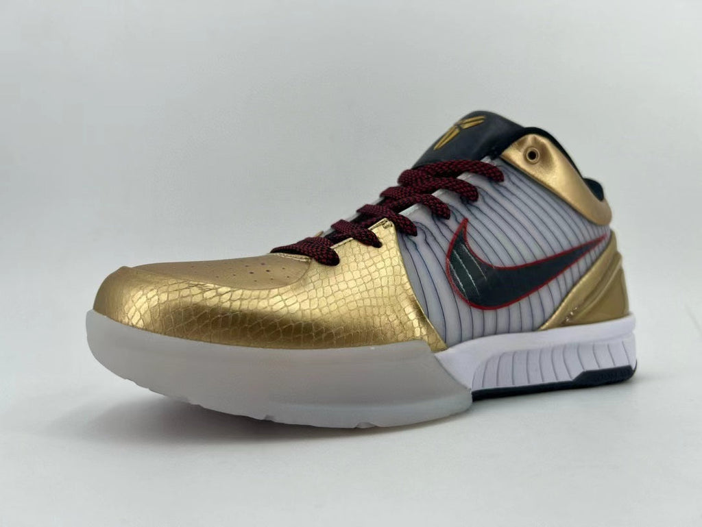 Nike Kobe 4 Protro Sneakers Gold White 344335-141