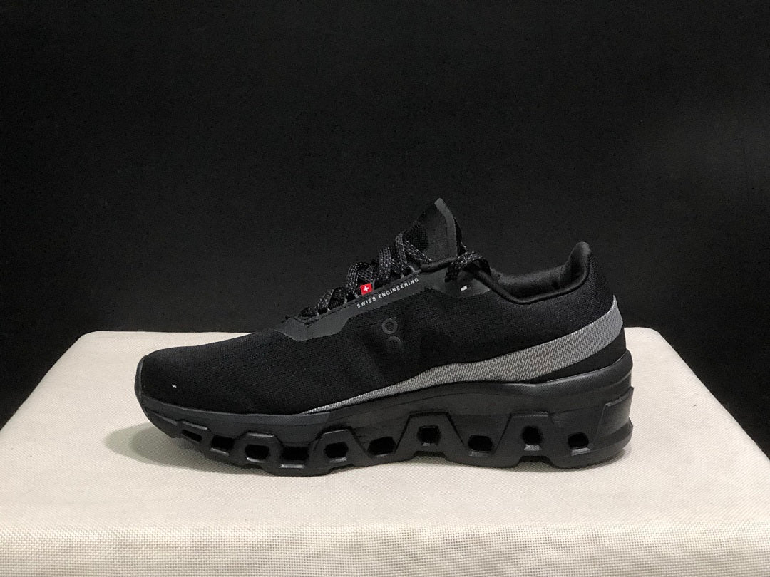 On Cloudmonster 2 Black and Ash Running Shoes
