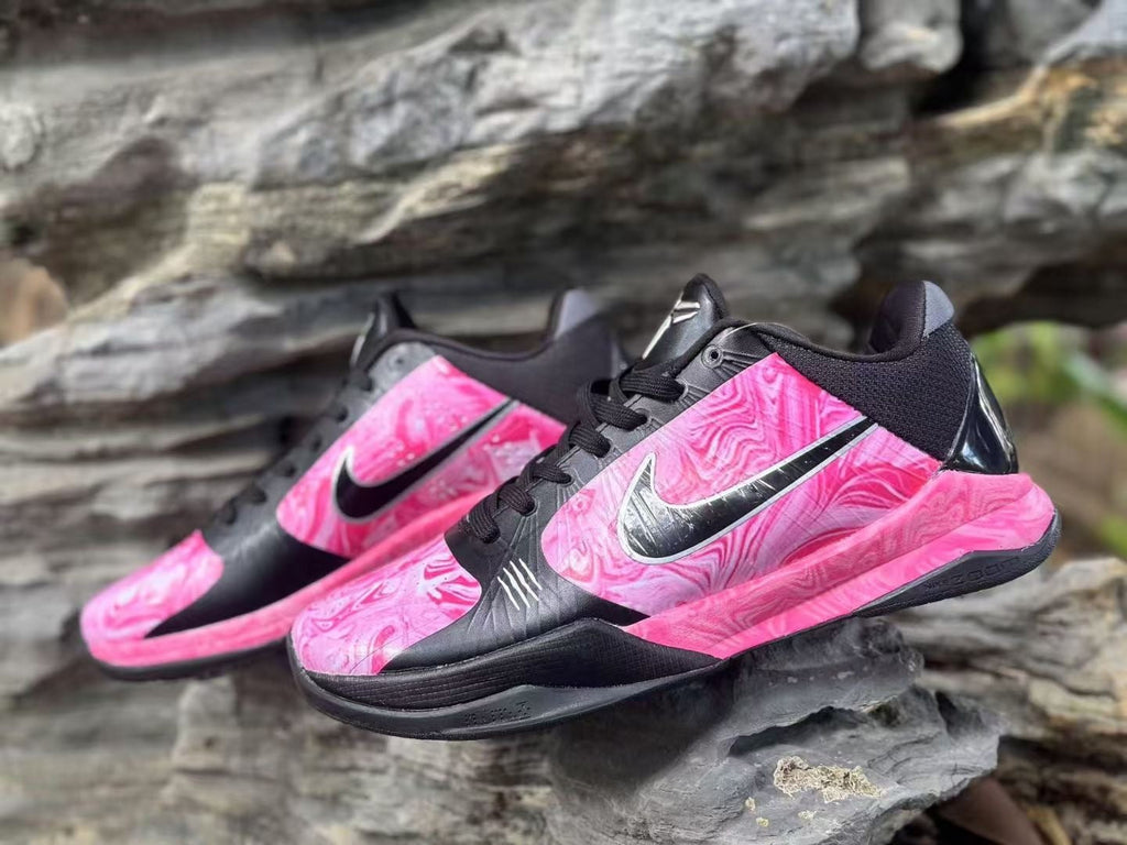 Nike Kobe 5 Basketball Shoes Pink and Black