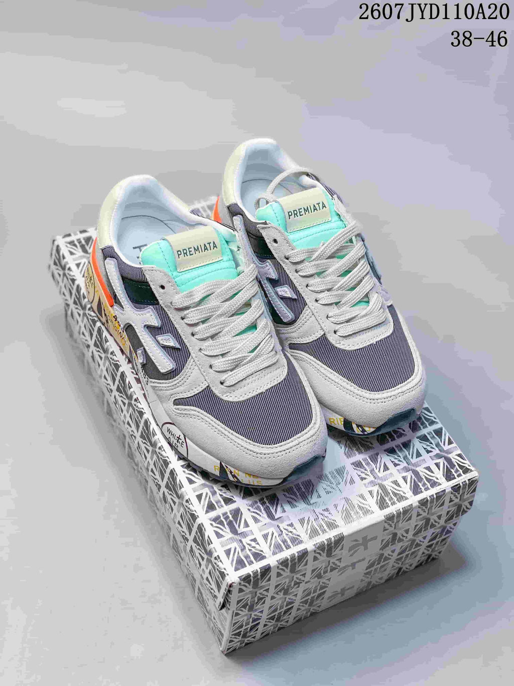 Premiata 2607TYD110A20 Men's Sneakers Grey Multicolor