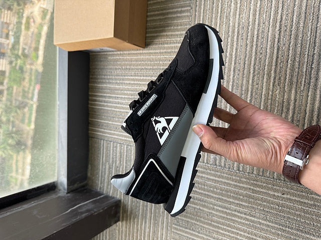 Le Coq Sportif AN-6 Black and Gray Sneakers