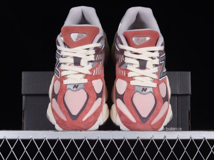 New Balance 9060 U9060TRU Sneakers, Rose and Burgundy