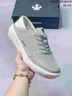 Descente 2607GDD849A19 Low-Top Sneakers in White and Gray