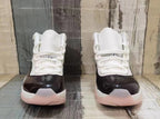 Jordan 11 High-Top Sneakers in White and Black