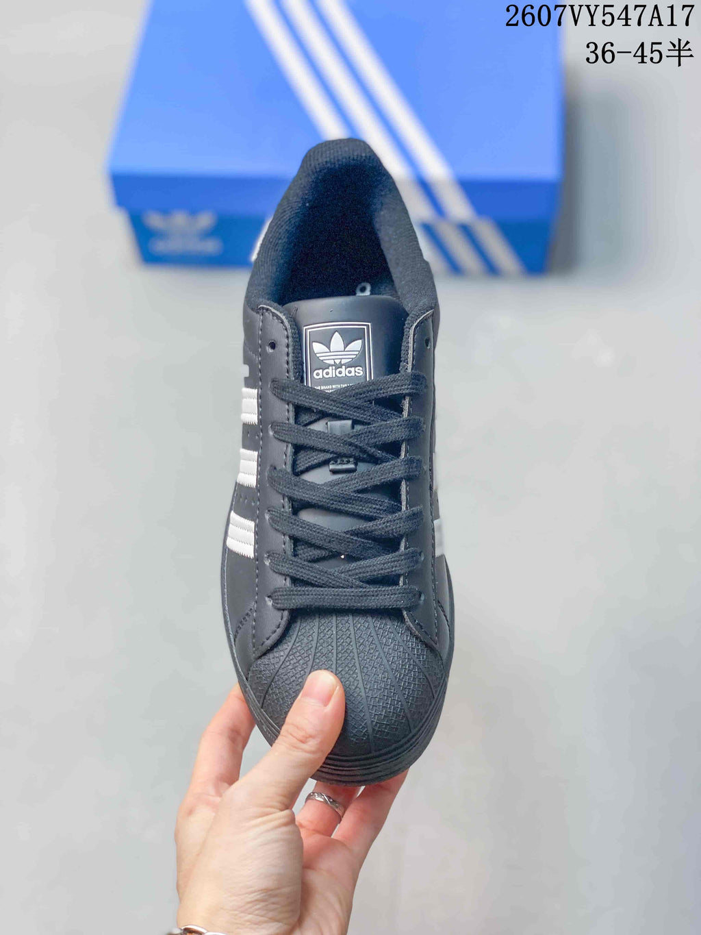 Adidas Originals Superstar Sneakers Black and White
