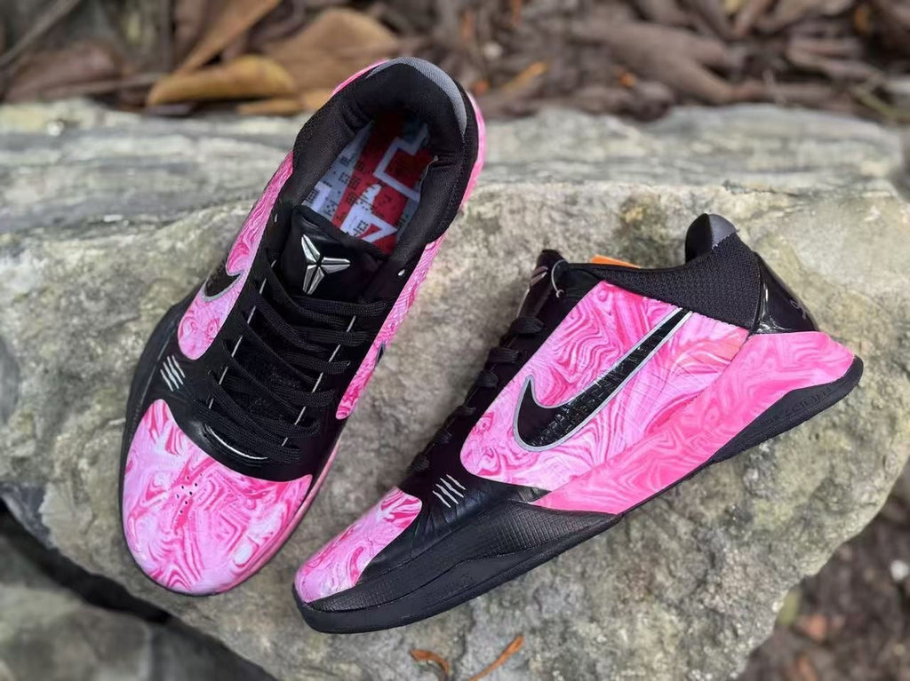 Nike Kobe 5 Basketball Shoes Pink and Black