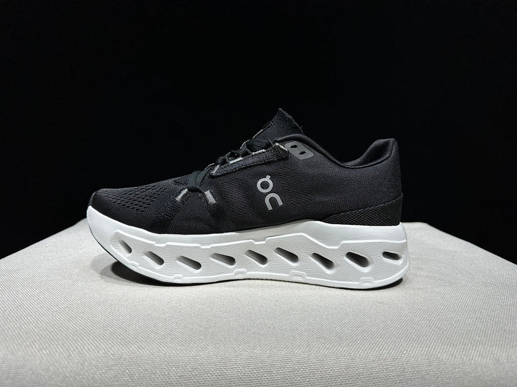 On CloudEclipse Black and White Running Shoes