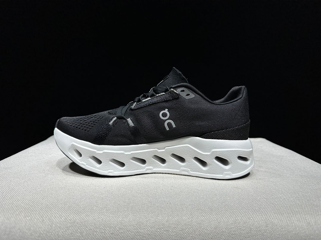 On CloudEclipse Black and White Running Shoes